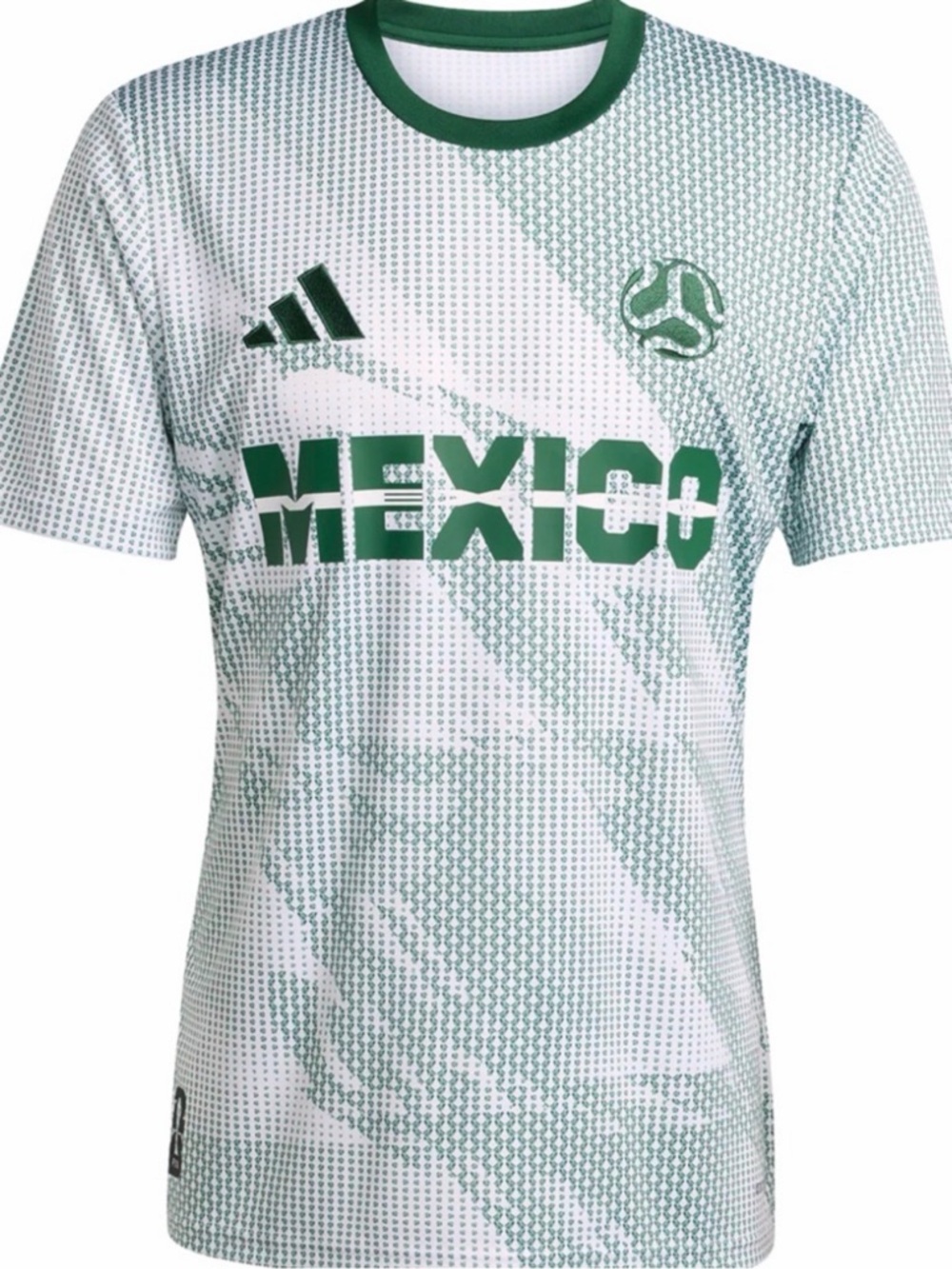 adidas Green and White Mexico Graphic Men’s Jersey